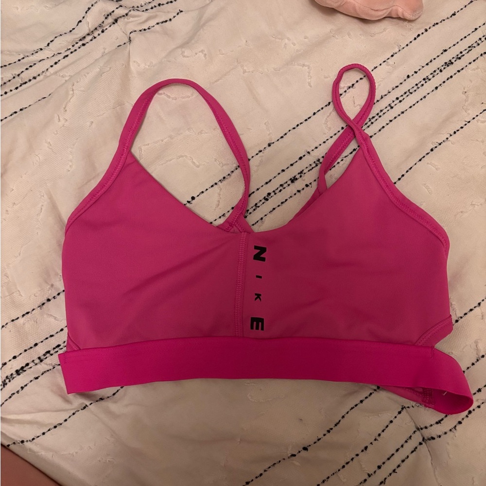 Nike Hot Pink Adjustable-Strap Sports bra